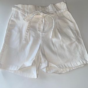 White baggy shorts